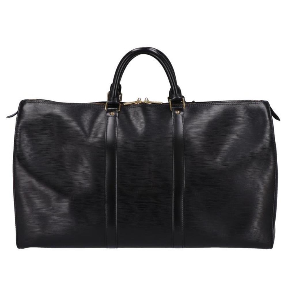 Louis Vuitton Black Epi Bag 50 Leather Keepall - Picture 1 of 9